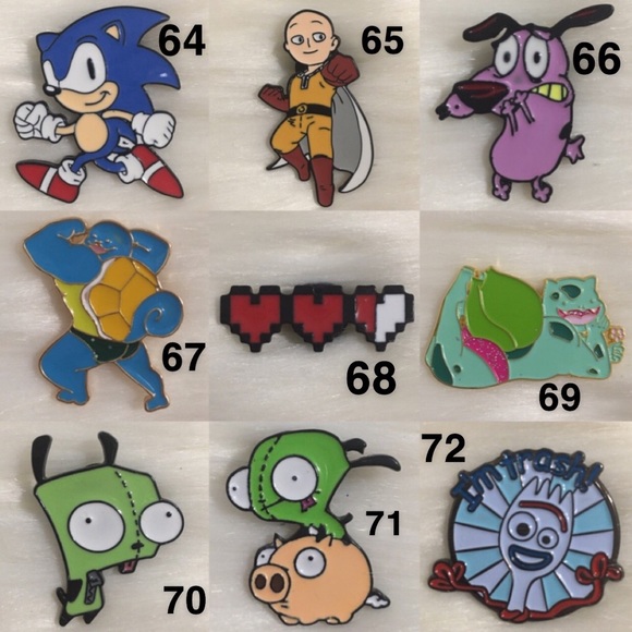 Three Random Enamel Pins - Picture 9 of 10